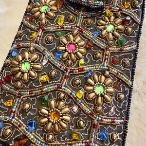 Hand Sewn Bejeweled Bag. Stunning!